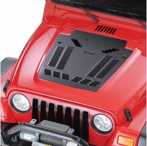 Pannello prese d'aria cofano HyLine OffRoad per Jeep Wrangler TJ 97-02