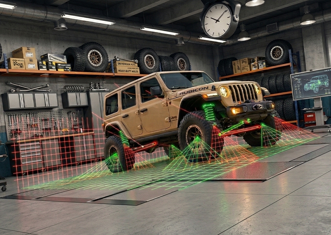 Geometrie Sospensioni: Come non rovinare la tua Jeep Wrangler dopo un rialzo