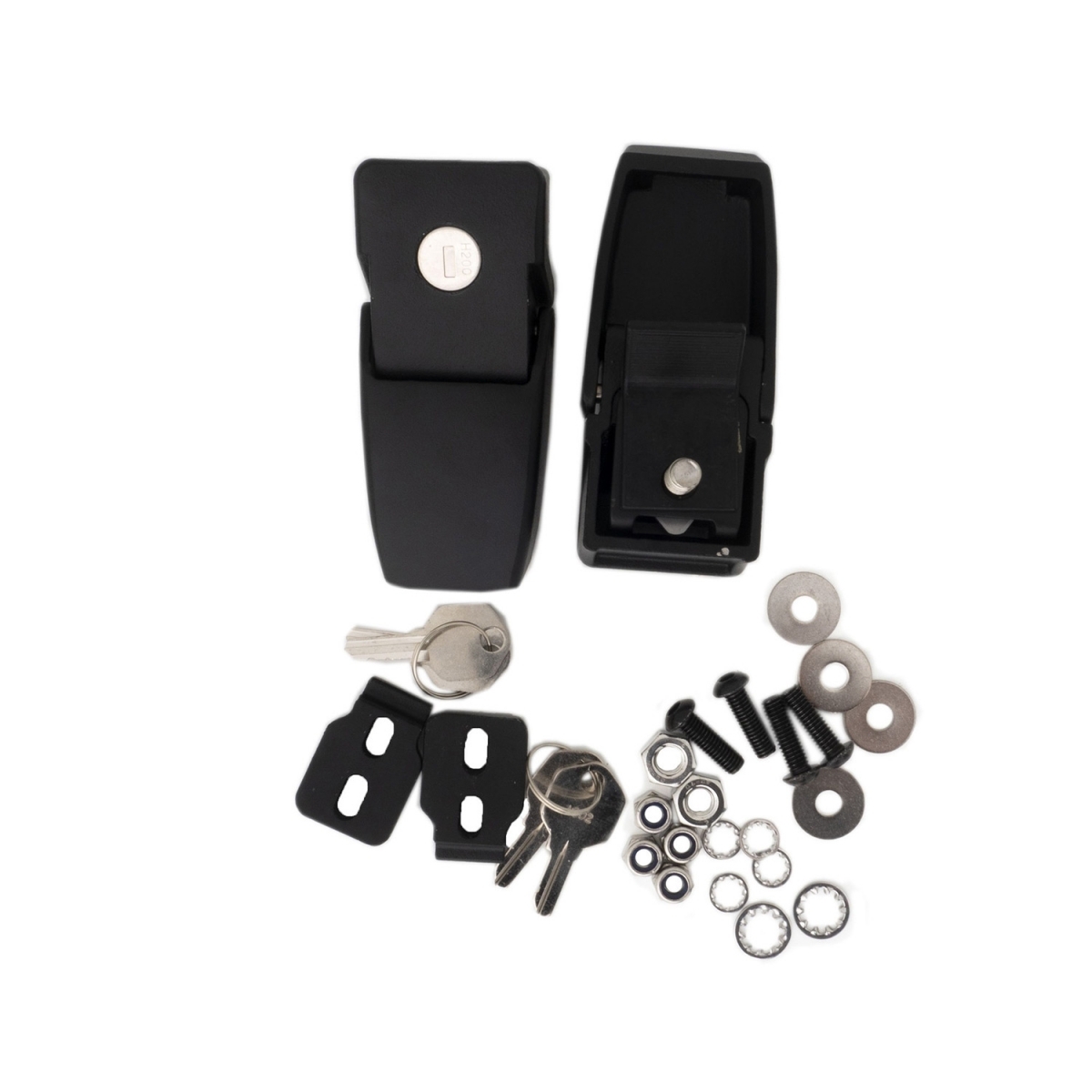 SANON Chiusure per Blocco Del Cofano Perni Della Fibbia con Kit Chiave Adatto per Jeep Wrangler Jl 18-19 SANON Chiusure per Blocco Del Cofano Perni Della Fibbia con Kit Chiave Adatto per Jeep Wrangler Jl 18-19
