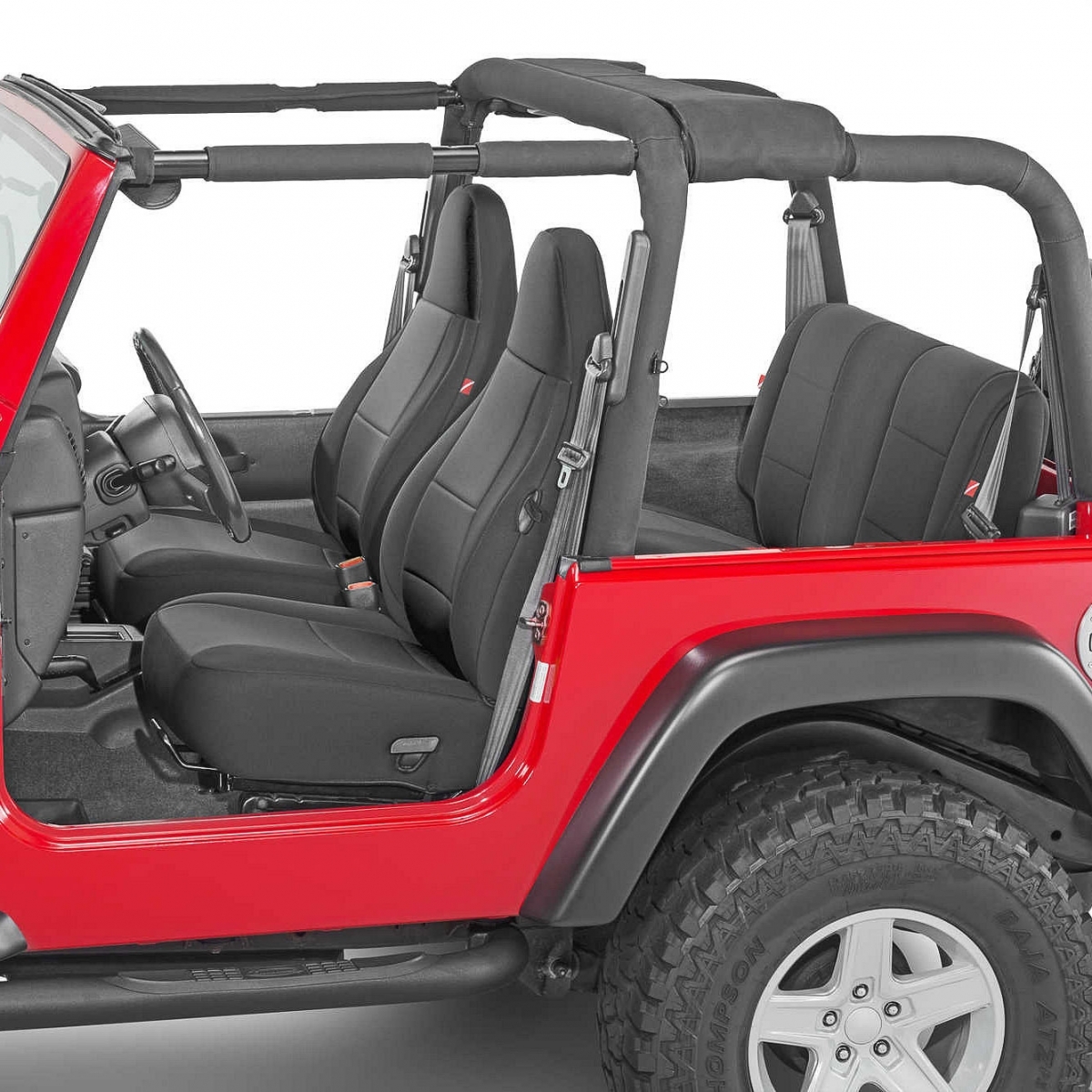 RUGGED RIDGE FRONT RACING SEATS COVER JEEP WRANGLER TJ *** DIFFERENT COLORS  