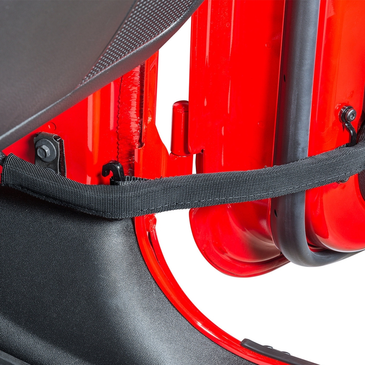 Cinghie Per Lunotto Posteriore Jeep Wrangler JK - 4 Pezzi In Nylon Nero Con Velcro, Larghe 1,5 Pollici, Robusti Fermagli Per Capote E Tettuccio