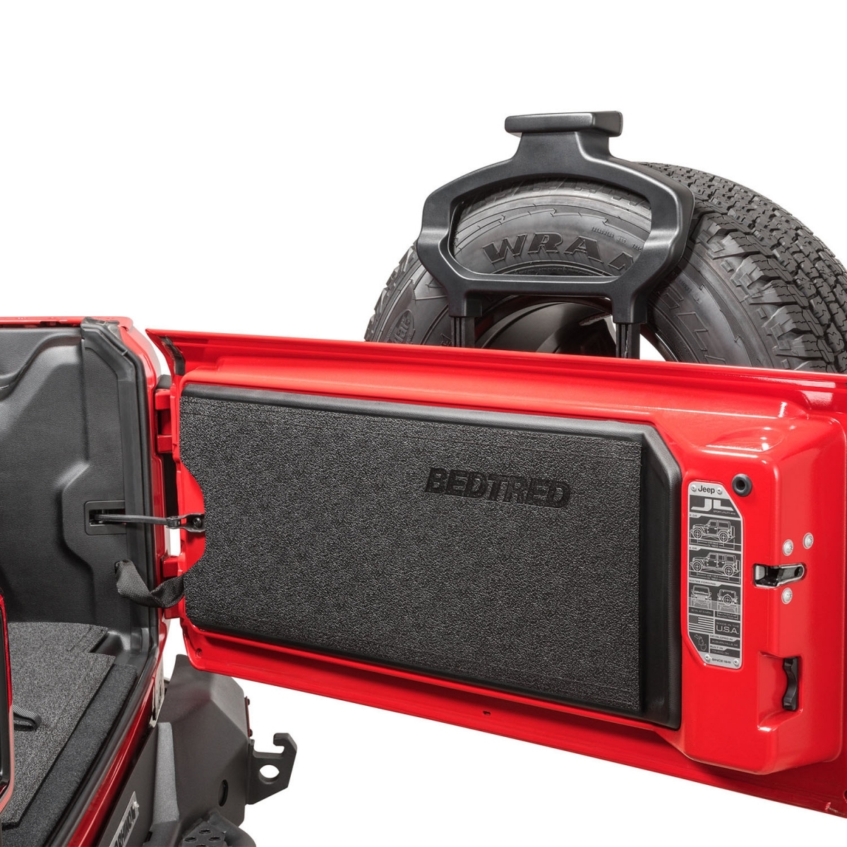 Tavolo pieghevole per portellone posteriore per Jeep Wrangler JK, piano del tavolo del portellone posteriore, ripiano pieghevole per portellone posteriore, ripiano multiuso per portellone posteriore
