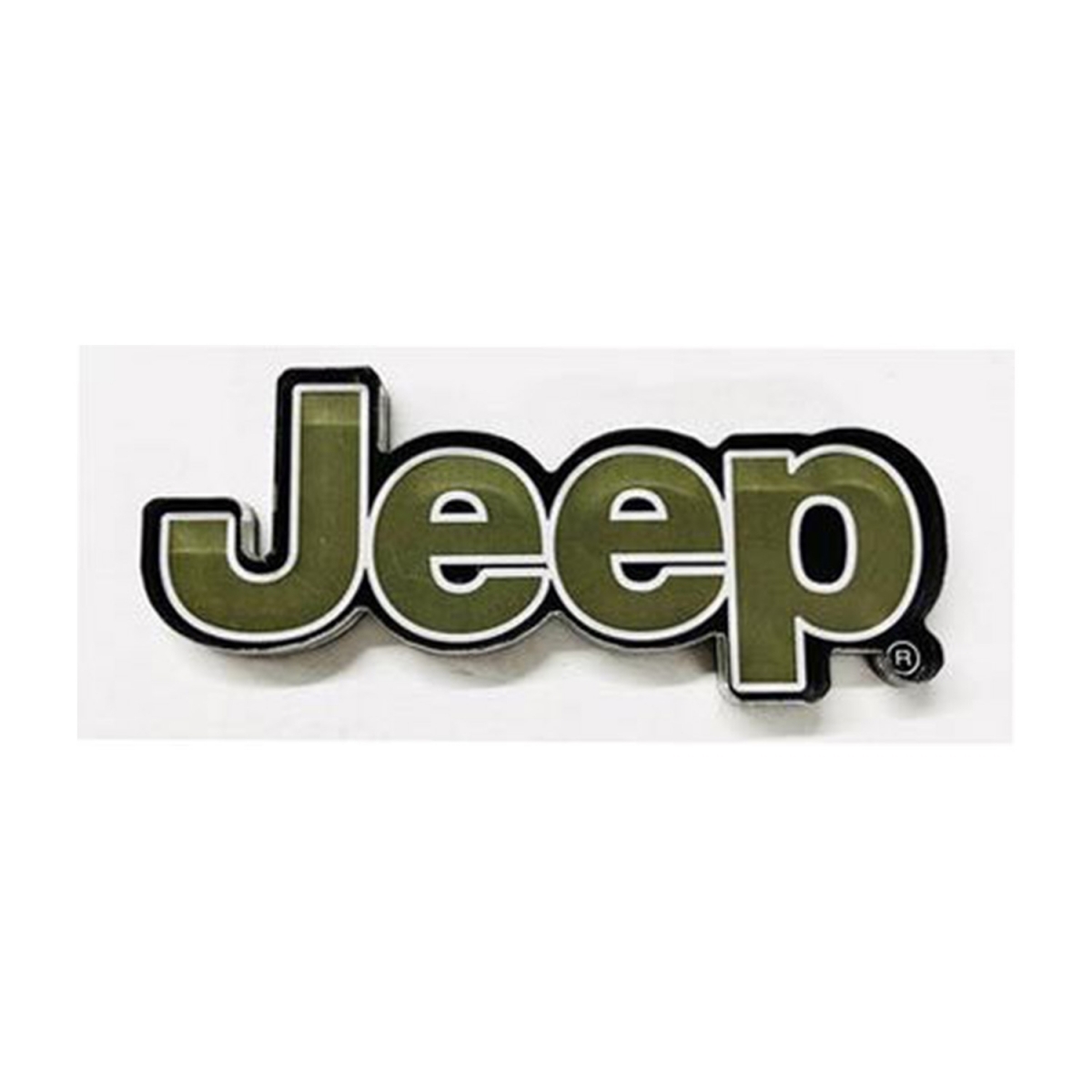 Magnete Jeep In Acrilico 9.8x3.2 Cm - Logo Iconico, Per Frigorifero O Auto - Foto 6