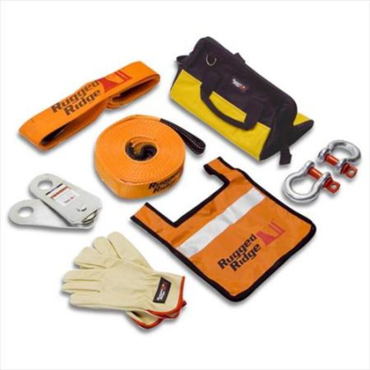 Rugged Ridge Kit Di Riparazione Pneumatici Fuoristrada, Universale, Con 25 Tappi Auto-vulcanizzanti E Utensili In Alluminio