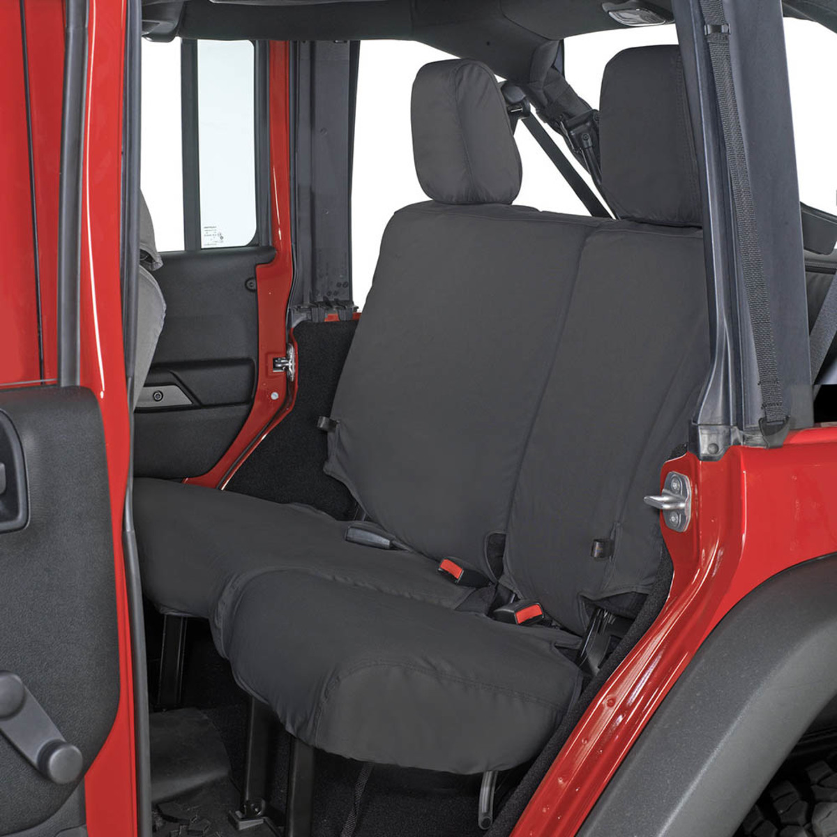 Coprisedili per auto universali adatti per la maggior parte delle auto Suv Truck Van Sport Coprisedili con ricamo poligonale per il sedile posteriore dell'auto possono dividere  34