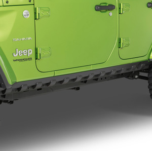 Protezioni laterali Rocker Guard di Rugged Ridge per Jeep Wrangler JLU 4 porte