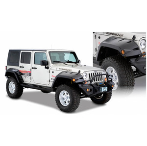 Parafanghi maggiorati Bushwacker Pocket style JKU 4 porte