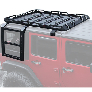 Portapacchi con scaletta laterale OFD per Jeep Wrangler JL 4 porte (2018-)