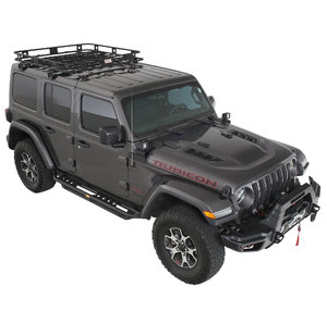 Portapacchi Smittybilt da tetto per Jeep Wrangler JLU 4 porte (2018-) e Gladiator JT (2020-)