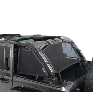 Rete mesh ombreggiante laterale e posteriore Smittybilt per Jeep Wrangler JLU 4 porte