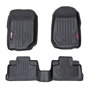 Tappetini anteriori e posteriori Heavy Duty Rough Country per Jeep Wrangler JLU 4 Porte (2019-)