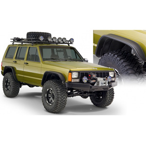 Parafanghi Bushwaker Flat Style per Jeep Cherokee XJ