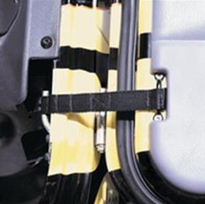 Fascetta ferma portiera regolabile Smittybilt per Jeep CJ, YJ e TJ