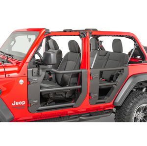 Porte tubolari Quadratec anteriori e posteriori per Jeep Wrangler JLU 4 porte e Gladiator JT