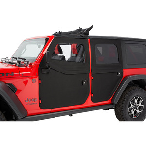 Porte in tela in due pezzi Bestop per Jeep Wrangler JLU 4 porte e Gladiator JT