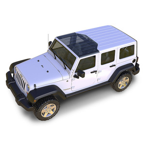 Pannelli frontali hardtop trasparenti Clearlidz per Jeep Wrangler JK