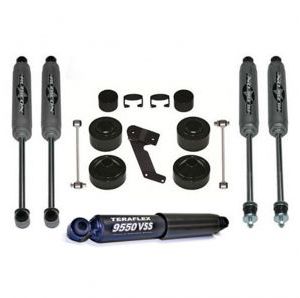 Kit tamponi e ammortizzatori +2,5" per Jeep Wrangler JK 07-18