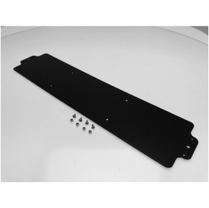 Supporto porta targa in alluminio per piastra rimozione ruota di scorta 4WD Italia per Jeep Wrangler JL