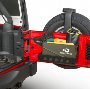 Mensola porta oggetti Quadratec con cassetta porta oggetti per Jeep Wrangler JK
