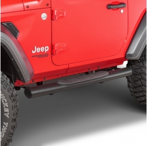 Pedane laterali Quadratec QR4 Ovali per Jeep Wrangler JL 2 porte