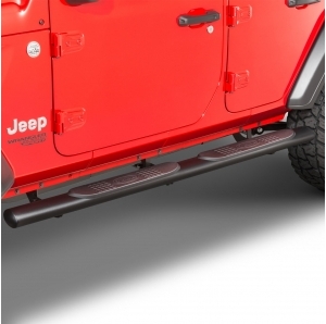 Pedane laterali Quadratec QR4 Ovali per Jeep Wrangler JLU 4 porte