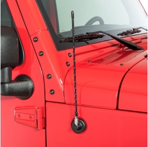 Antenna 16" Hi Performance AM/FM Quadratec per Jeep Wrangler JK, JL e Gladiator