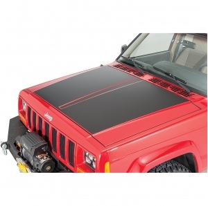 Adesivo cofano in vinile Quadratec per Jeep Cherokee XJ