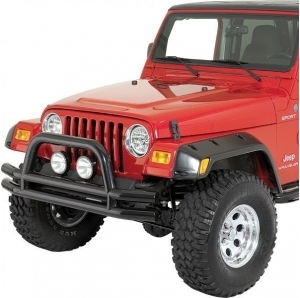 Paraurti anteriore tubolare Quadratec per Jeep CJ, Wrangler TJ e YJ