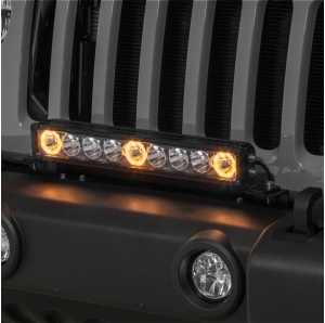 Barra LED da 17" Quadratec J3 con staffe di montaggio per Jeep Wrangler JK