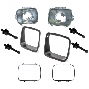 Kit installazione fari americani 5"x7" per Jeep Wrangler YJ europeo