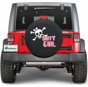 Copri ruota Quadratec  Dirty Girl Skull