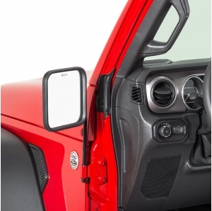 Specchietti retrovisori Quadratec Adventure per Jeep CJ, Wrangler YJ, TJ, JK e JL e Gladiator JT