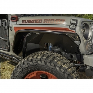 Parafanghi interni Rugged Ridge in alluminio per Jeep Wrangler JL e Gladiator JT