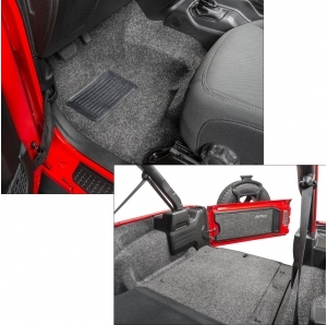 Kit moquette completo Bedrug Premium per Jeep Wrangler JLU 4 porte