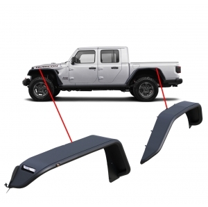 Parafanghi Black Horse Offroad tubolari per Jeep Gladiator JT