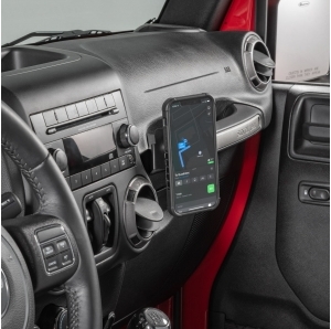 Supporto telefono magnetico Quadratec per Jeep Wrangler JK