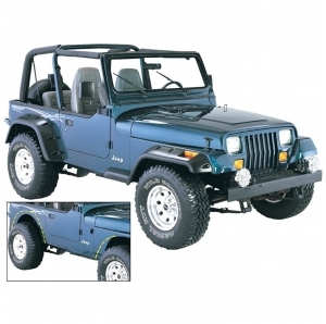 Parafanghi Maggiorati Bushwaker per Wrangler YJ