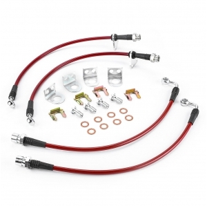 Kit Power stop tubi in treccia in acciaio inossidabile per Jeep Wrangler JL