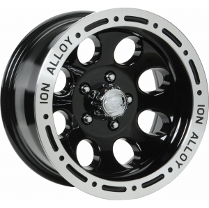 Cerchio  in lega iON Series 174 nero lucido 16x8