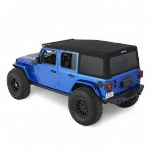 Bestop Supertop Squareback in Twill per Jeep Wrangler JLU 4 porte