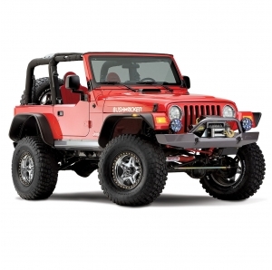 Parafanghi Bushwacker Flat style per Jeep Wrangler TJ