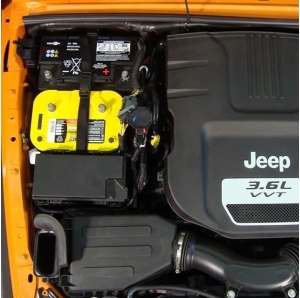 Supporto per doppia batteria Mountain Off-Road per Jeep Wrangler JK 12-18