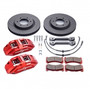 Kit completo freni anteriori Powerbrake X-Line 4x4 Stage 1 per Jeep Wrangler JL e Gladiator JT