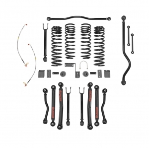 Assetto Rancho Crawler +4" Short Arm per Jeep wrangler JK