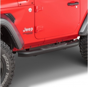 Pedane laterali Quadratec QR3 Ovali per Jeep Wrangler JL 2 porte