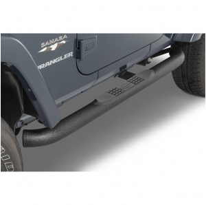 Pedane laterali Quadratec QR3 Ovali per Jeep Wrangler JK 2 porte