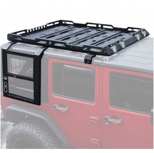 Portapacchi OFD con scaletta laterale per Jeep Wrangler JKU 4 porte