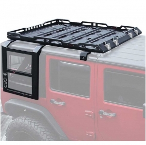 Portapacchi OFD con scaletta laterale per Jeep Wrangler JKU 4 porte