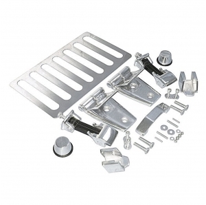 Kit cofano completo Crown in acciaio inossidabile per Jeep Wrangler JK