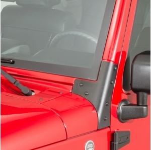 Supporto parabrezza Kentrol in acciaio inossidabile per Jeep wrangler JK